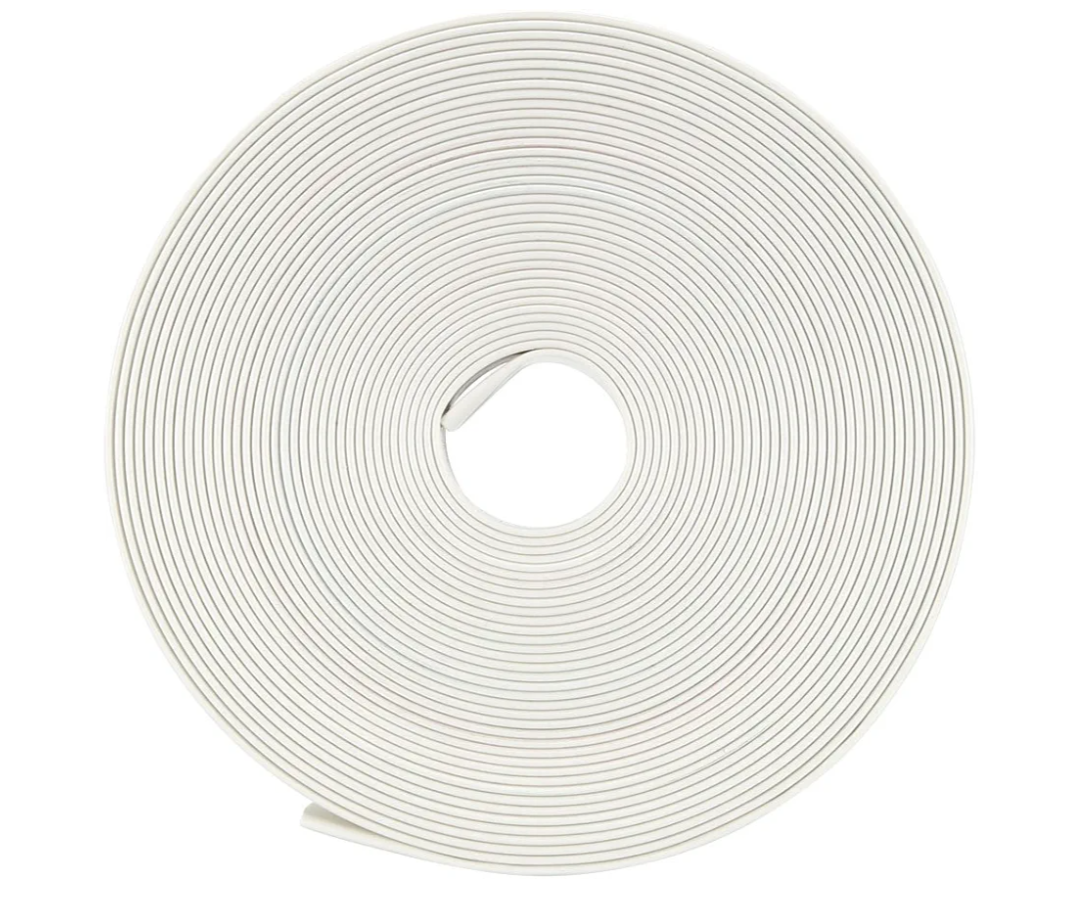 uxcell Heat Shrink Tubing 12.7mm(1/2") Dia 20mm Flat Width 2:1 Heat Shrink Wrap Cable Sleeve Heat Shrink Tube 5m White 2 Pack