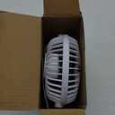 BESKAR Clip on Fan, 360 Rotation Quiet Stroller Fans with Strong Airflow,3 Speeds, Portable Small Fans with Sturdy Clamp, Perfect Personal Cooling Fan for Office Table Bedroom Kitchen (White)