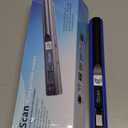 Portable Scanner A4 Document Photo Scanner, Handheld Scanner for Business, Photos, Pictures, Receipts, Books, JPG PDF Format Selection, Up to 900 DPI