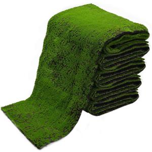 65.8 sq ft Artificial Moss Mat - Realistic Faux Green Moss Grass for Indoor & Outdoor Decor - Soft, Lush & Natural Looking Turf for Fairy Gardens, Home, Office, Patio, Wedding & DIY Crafts (236" x 40")