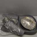 Petizer Large Sized Elevated Dog Bowls, No Spill Raised Height Stand Dog Feeder with 2 Thick 60OZ Stainless Steel Food and Water Bowl Set, Grey, for Medium Large, Food Dishes with Non-Slip Feet