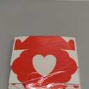 Janlaugh 50 Pcs Red Bakery Boxes for Women Mother with Window Heart Cupcake Treat Cookie Dessert Box Bulk Mom Gift for Chocolate Strawberries Donuts Candy Party Favor (4x4x2 Inch)