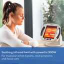 Beurer IL50 Infrared Heat Lamp Heated Red Light Therapy Lamp for Body, Face, Sinuses, & Skin - Effective Muscle Pain & Cold Relief Treatment by Improving Blood Circulation