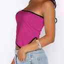 DISCIPBUSH Tube Tops for Women Sexy Cute Bandeau Strapless Tops for Women Sleeveless Summer Tube Top (Black, XS)