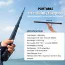 9ft/11.15ft Extra Long Fishing Net with Telescoping Handle, Carbon Fiber Extendable Landing Net, Dip Net for Fishing, Crab nets for Crabbing, Rubber Coated Netting, Holds up to 20lbs, Large
