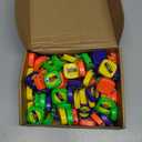 Macarrie 80 Pcs Small Tape Measure Keychains 3 Ft/ 1 M Mini Retractable Measuring Tape Bulk with Slide Lock Construction Party Favors for Prize Bag Filler DIY Projects Office Home Use, 4 Colors