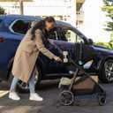 Evenflo Shyft Intuiti Travel System Featuring LiteMax NXT Preemie and Infant Car Seat with SensorySoothe (Eclipse Black) MFG Date: 01/12/26
