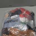 KOOY 6FT Tall Christmas Inflatable Outdoor Decorations, Blow up Yard Decoration Outdoor, Santa Claus with Reindeer & Elf Stack Built-in LED for Xmas Party Decor Yard Outside Garden Holiday Decoration