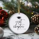 The Next Chapter Begins in 2025  Graduation Ornament for High School & College Grads | Class of 2025 Keepsake | Inspirational Gift for Grads Starting New Adventures (V1)