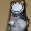 Umatoll Colorful Lighting Baby Balance Bike Toys for 1 Year Old Boys Gifts, Adjustable Seat Baby Walker, One Year Old Boy Birthday Gifts, 12-24 Months Toddler First Ride on Toys (Black)