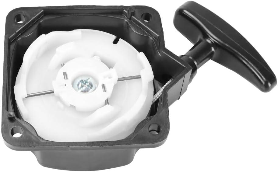 Recoil Pull Starter Replace for 33cc 43cc 47cc 49cc 50cc Engine Pocket Bike Gas Scooter X1 X2 X8 Dirt Bike Chopper ATV Quad Earthquake E43 Earth Auger Power Head Standard Handle 300430 Pull Start