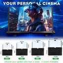 14 Inch Smartphone Screen Magnifier 3D HD Foldable Amplifier Phone Stand with Adjustable Angle Gift for Mom Dad Family Portable Universal Enlarger Movies Gaming Video