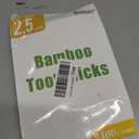 HOPELF 2400 Count Bamboo Toothpicks Skewers For Appetizer,Olive,Barbecue,Fruit,Cocktail,Teeth Cleaning,Double-Points Wooden Toothpick.