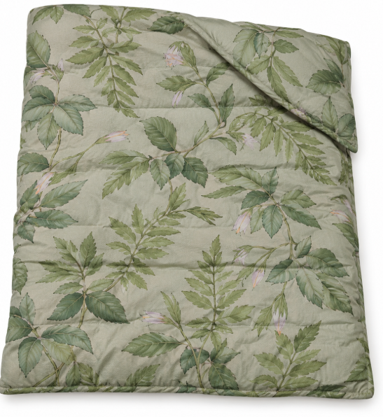 Leaves Throw Blanket,Green Plants Pattern Soft Cozy Warm Flannel Blankets for Sofa Couch Bed Gifts for Lover Kids Women