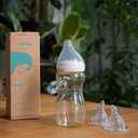 Minbie 6 Months + Breastfeeding Baby Bottle - Anti Colic & Reflux, BPA Free PPSU