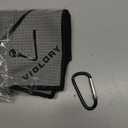 Magnetic Golf Towel for Bag 18" x 18" with Clip Exclusive Cleaning Pocket Microfiber Waffle Ultra Absorbent Club Ball Cleaner, Essential Golf Accessories and Gifts for Men Women(Gray 1 Pack) (Grey)