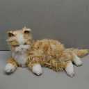 JOY FOR ALL Companion Pet for Seniors - Lifelike Animatronic Cat - Realistic Soft-Touch Fur & Purring - Therapy Stuffed Animal - Toy for Alzheimer's & Dementia - Orange Tabby (Orange Tabby Cat)