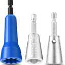 SUTQIGUI 3 Pack Wire Twister Tool for Drill with 1/ 4" Hex Shank, Electrician Tools Wire Nut Twister for Drill, Drill Wire Twister Quick Wire Connector Wire Twisting Tool(3 pcs)