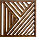 Musanpou Wooden Geometric Home Wall Decor Slatted Wood Design Wall SculptureSet of 3 Wood Wall Art decorateBoho Bathroom Bedroom Living Room rustic Home Decoration