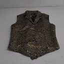 VATPAVE Mens Victorian Suit Vest Steampunk Gothic Waistcoat (Large, Multicolor)