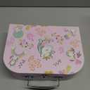 Auney Tea Set Girls Toys 36pcs, Tin Unicorn Tea Party Set Toy Pretend Play Gifts for Little Girls Age 3-6, Kids Toys Gifts for Toddlers Including Carrying Case (Unicorn Toy)