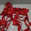 Kaei&Shi Strappy Harness, All Adjustable, Underwire Racerback, 4pc Garter Set, SizeS