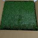 XLX TURF Interlocking Artificial Grass Turf Tiles, Thick Realistic Fake Grass Mat for Dogs, Patio, Indoor Outdoor Decor, 12" x 12", 6 Pack