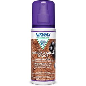 Nikwax Nubuck & Suede Proof, 125ml, Spray-On Waterproofing Restores DWR Water Repellency in Textured Leather Footwear, Shoe & Boot Care and Rain Protection