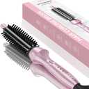 DAN Technology Thermal Brush,Dual Voltage Travel CurlingBrush, 60 min Shut Off Electric Curling Brush, Temperature Adjustable Heated curlingBrush,3/4 inch Curling Irons