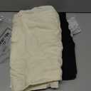 Evervibe 2 Pack Linen Capri Pants for Women 5XL High Waist Drawstring Pockets Casual Cropped Trousers 