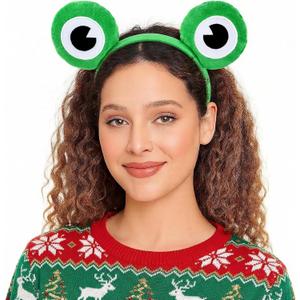 LovesTown Animal Ears Headband Plush Hairband, Animal Headband Costume Accessories for Halloween Christmas Cosplay Party