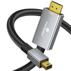 4K Mini DisplayPort to HDMI Cable 10FT, 4K 60Hz Thunderbolt to HDMI Cable, Mini DP to HDMI for MacBook Air/Pro, Mac iMac/Pro, Surface Pro/Dock, Monitor, Projector