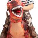 GOOSH Inflatable Dinosaur Costume for Kids Halloween Costumes Boys Girls Funny Blow up Costume for Halloween Party Cosplay (7-10Yrs)