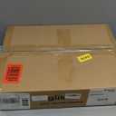 Giikin TV Tray Table, 360 Swivel Height Adjustable TV Trays for Eating on Couch,Sofa Armrest Side Table for Small Spaces Sofa Bed Dinner, Rustic Brown (11.8" D x 15.8" W x 31" H)