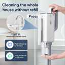 Seyola Steam Mop for Floor Cleaning, Steam Cleaner for Home with Handheld 6-in-1 Multi-function Attachments for Hardwood Floors, Clothes, Windows, Tiles, Grout, Furniture Cleaning (off-white)