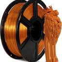FLASHFORGE 3D Printer Filament, Silk Filament 1.75mm, 1KG Spool (2.2lbs), Dimensional Accuracy +/- 0.02mm for FDM 3D Printers, Silk Texture & Ultra-High Glossiness (Copper)