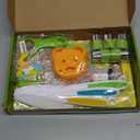 28PCS Toddler Knife Set - Kids Knifes for Real Cooking, Montessori Kids Kitchen Knife Set with Cutting Board Crinkle Cutters Kid Safe Knives, Toddlers Kitchen Tools for Age 2-10 Year Old Girl Boy