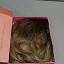 MORICHY Short Wavy Hair Topper for Women with Thinning Hair10 Inch Synthetic Lightweight & Breathable Hairpiece with 6.5"x6.5" BaseNatural Look Volume Booster Hairpiece for Coverage (Golden Brown with highlights bleach Blonde)