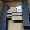 Floating Shelf Bracket 3/8" Thick Heavy Duty Shelf Brackets 4 Pack Free Hanging Countertop Support Bracket 12" Lx2.5 W Floating Wall Brackets for Cabinets, Granite, Dishwasher, Bench Seats Vanities