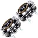 ECCPP Replacement For Pair of 2 New Complete Front Wheel Hub Bearing Assembly 5 Lugs For 1988-1996 For Buick For Pontiac 513044 x2
