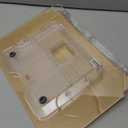 Acrylic Book Stand for Reading, Portable Book Holder for Desk, Angle Adjustable Textbook Stand for Document Recipe, Cookbook, Music Book (11.42 x 8.2 inches)