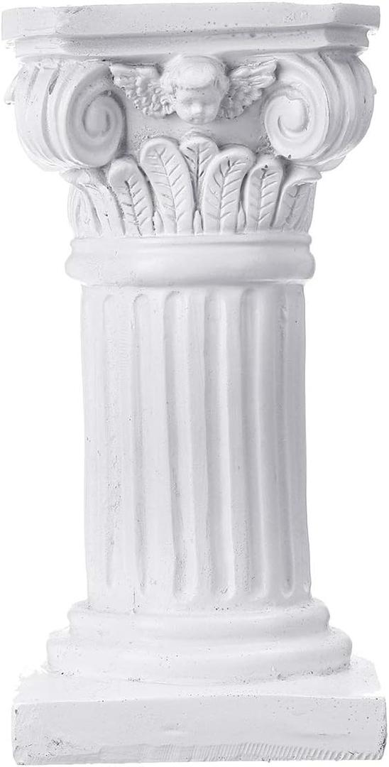 Mini Roman Pillar Greek Columns Resin Roman Column Classic Greek Statues Office Desktop Decor Architectural Sculpture Wedding Table Decoration Home Garden Ornament