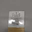 Serenity Prayer Wood Plaque Gift, God Grant Me The Serenity, Inspirational Gift, Plaque with Wooden Stand, Meaningful Wood Sign Plaque Gift, Unisex Sobriety Recovery Gifts, Mental Health Gift