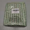 Small Bathroom Rugs,18"x30" Non Slip Sage Green Braided Bath Mat for Bathroom Floor,Washable Luxury Bath Rug for Tub Soft Boho Absorbent Shower Mat