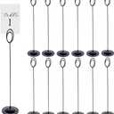 HOHIYA 12 Pcs Table Number Holders 12 Inch Place Card Holder Stands Black Tall for Photos Food Signs Memo Notes Weddings Restaurants Birthdays Party
