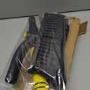 34" Extendable Ice Scraper and Snow Brush for Car Windshield, 360 Rotating (R001)