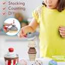 Lehoo Castle Ice Cream Toys for Toddlers 3-5, Toys for 3+ Year Old Girls, Ice Cream Play Set for Kids Ages 2-4, Play Ice Cream Counter Shop, Gift for Girls Boys 3 4 5 6 Year Old