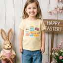 Boys Easter Shirt for Toddler Girls Kids Easter T-Shirts Tops Funny Bunny Graphic Tee Short Sleeve 2-8Y (I Said Hip Hop)