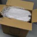 CEROELDA Small Bathroom Trash Can with Lid Soft Close-5L/1.3 Gal Stainless Steel Garbage Can-Step Pedal Wastebasket Slim Trash Bin for Office, Bedroom, Toilet, Live Room-White