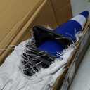 BATTIFE 8 Pack 18 Inch Traffic Cones, PVC Blue Cone, Black Weighted Base